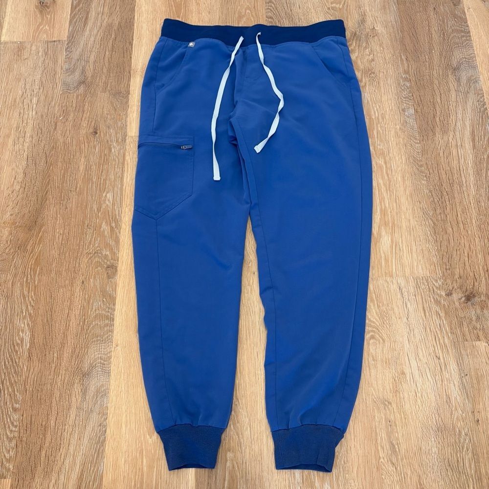 Figs Women's Zamora Jogger Scrub Pants Blue Size Medium